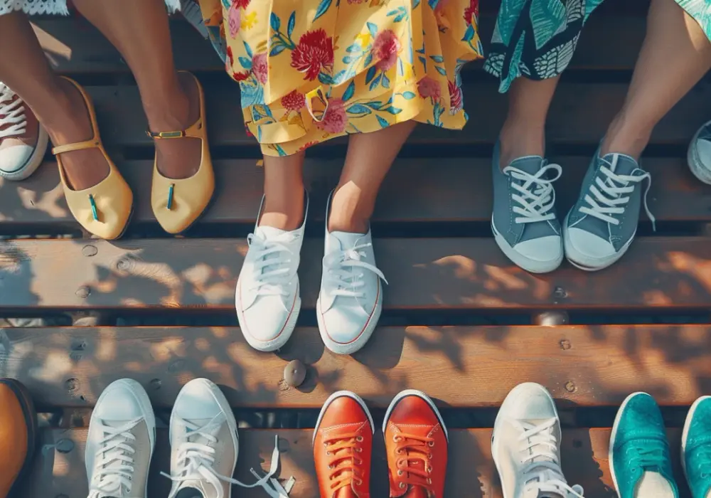 Jakie buty damskie pasują do sukienki? Sneakersy w stylizacji
