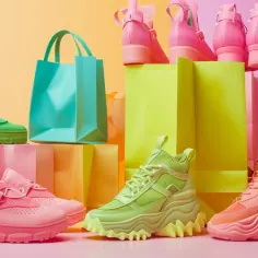 Stylizacje z butami Balenciaga: różowe, zielone i sportowe modele