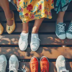 Jakie buty damskie pasują do sukienki? Sneakersy w stylizacji