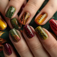 Jesienne paznokcie - trendy i inspiracje na krótkie paznokcie